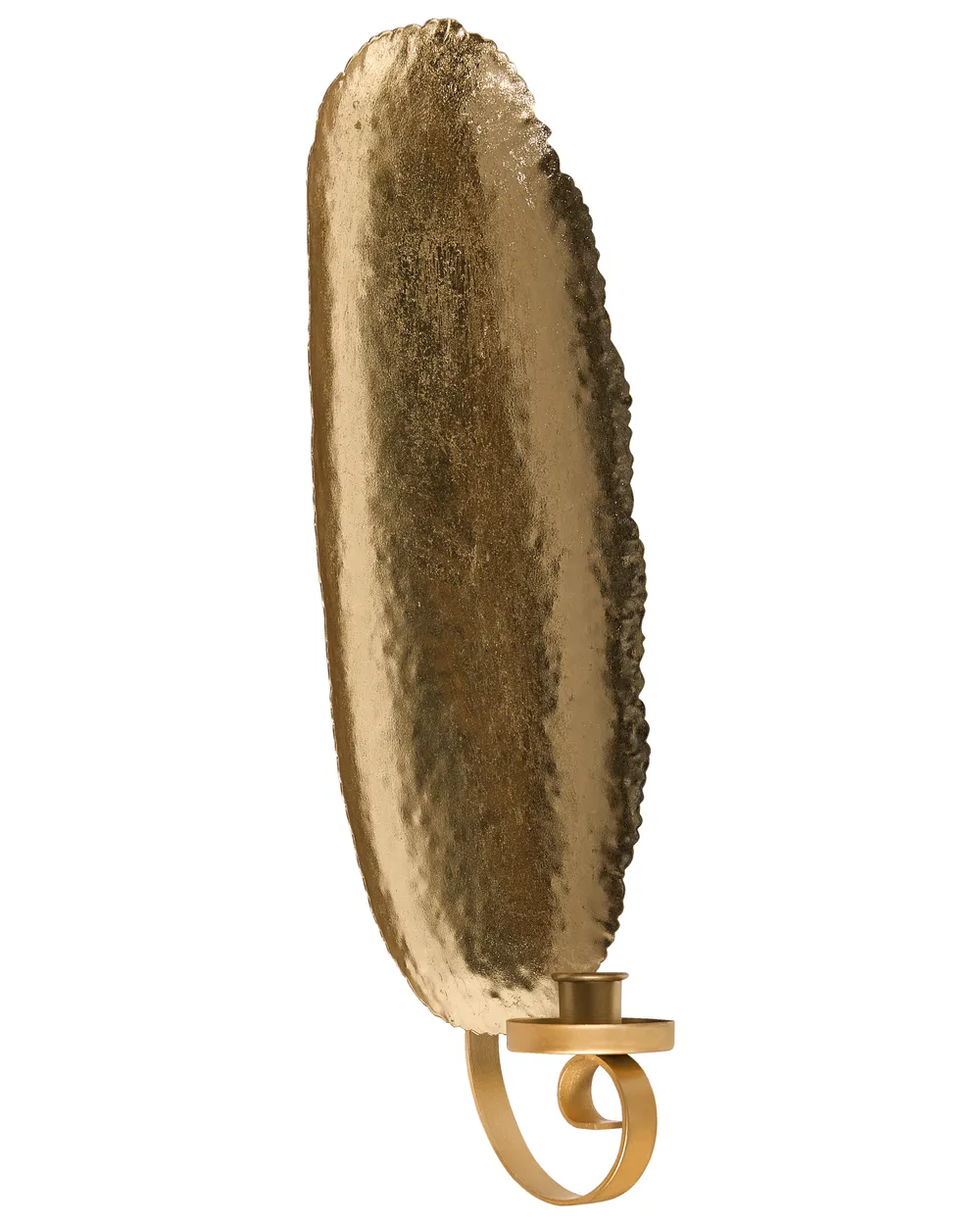 Wandkerzenhalter 2er Set FEIJO 44 cm Metall Gold_968351