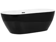 Freistehende Badewanne CARRERA 160 x 75 cm Schwarz_798796