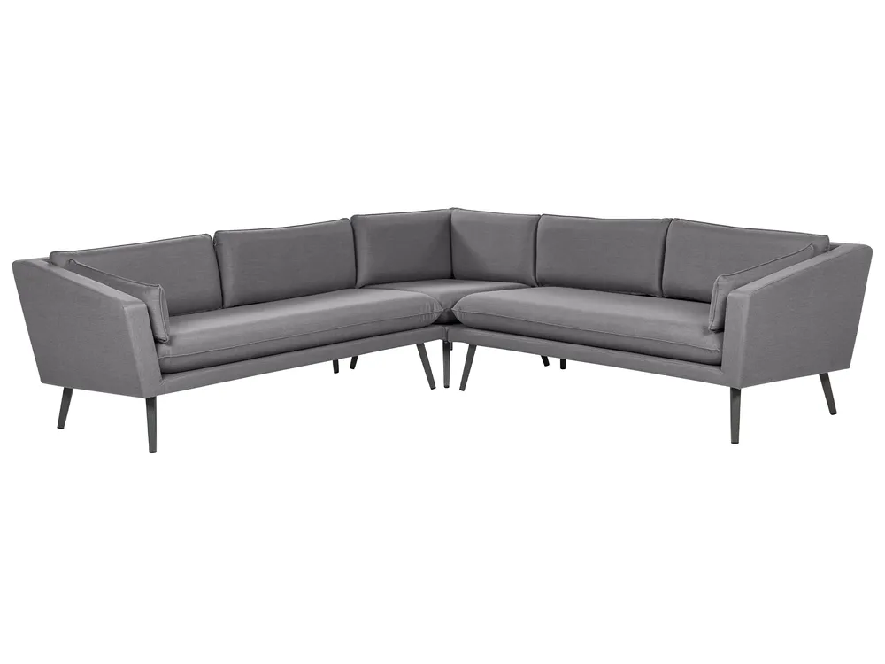 Garten Ecksofa 5-Sitzer LORETELLO Grau
