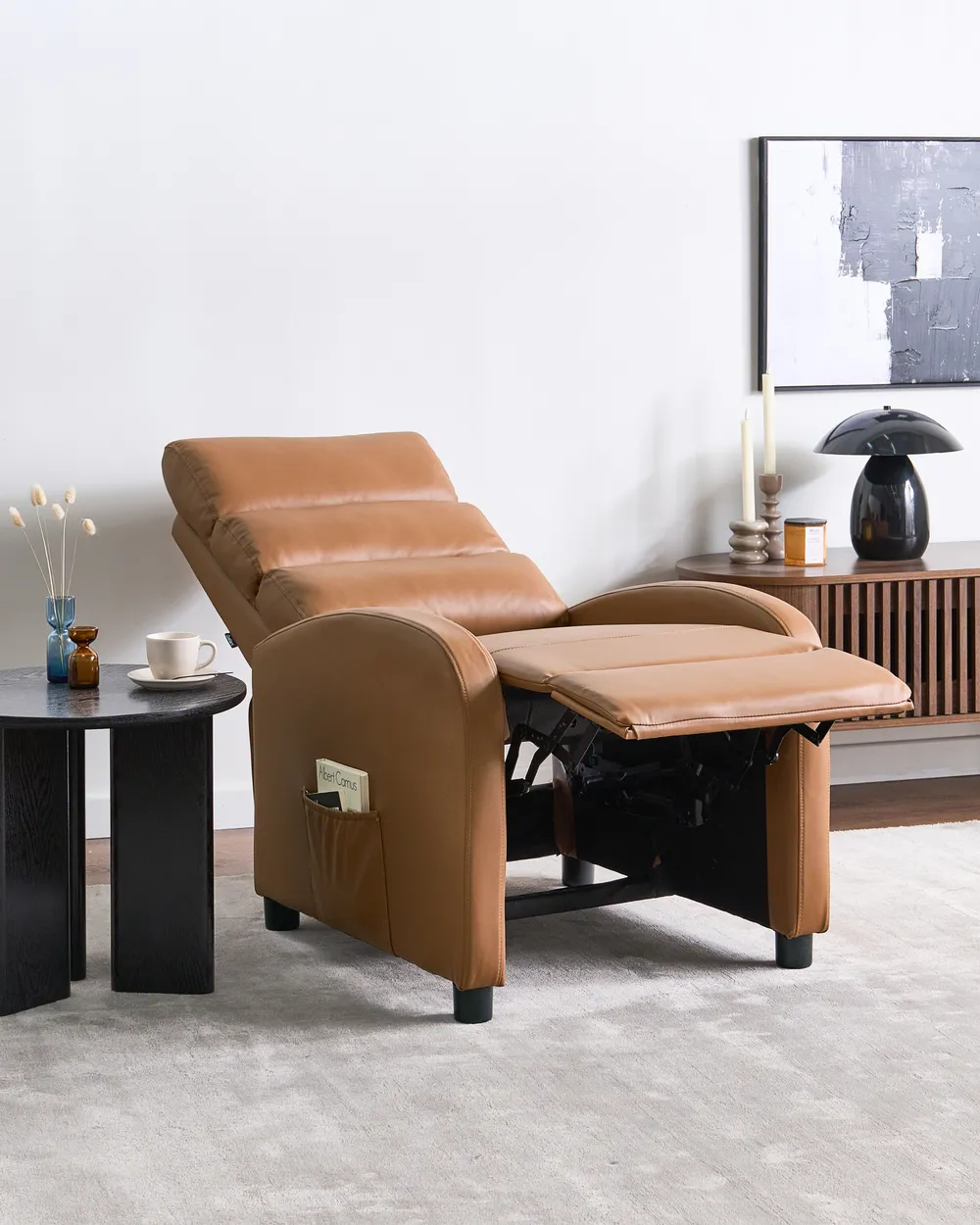 Fernsehsessel OTUS Kunstleder Braun_1074024