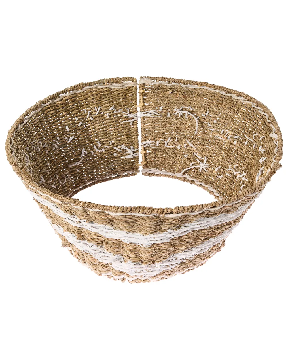 Weihnachtsbaumkragen HIVER 60 cm Seegras Naturfarben_1011206