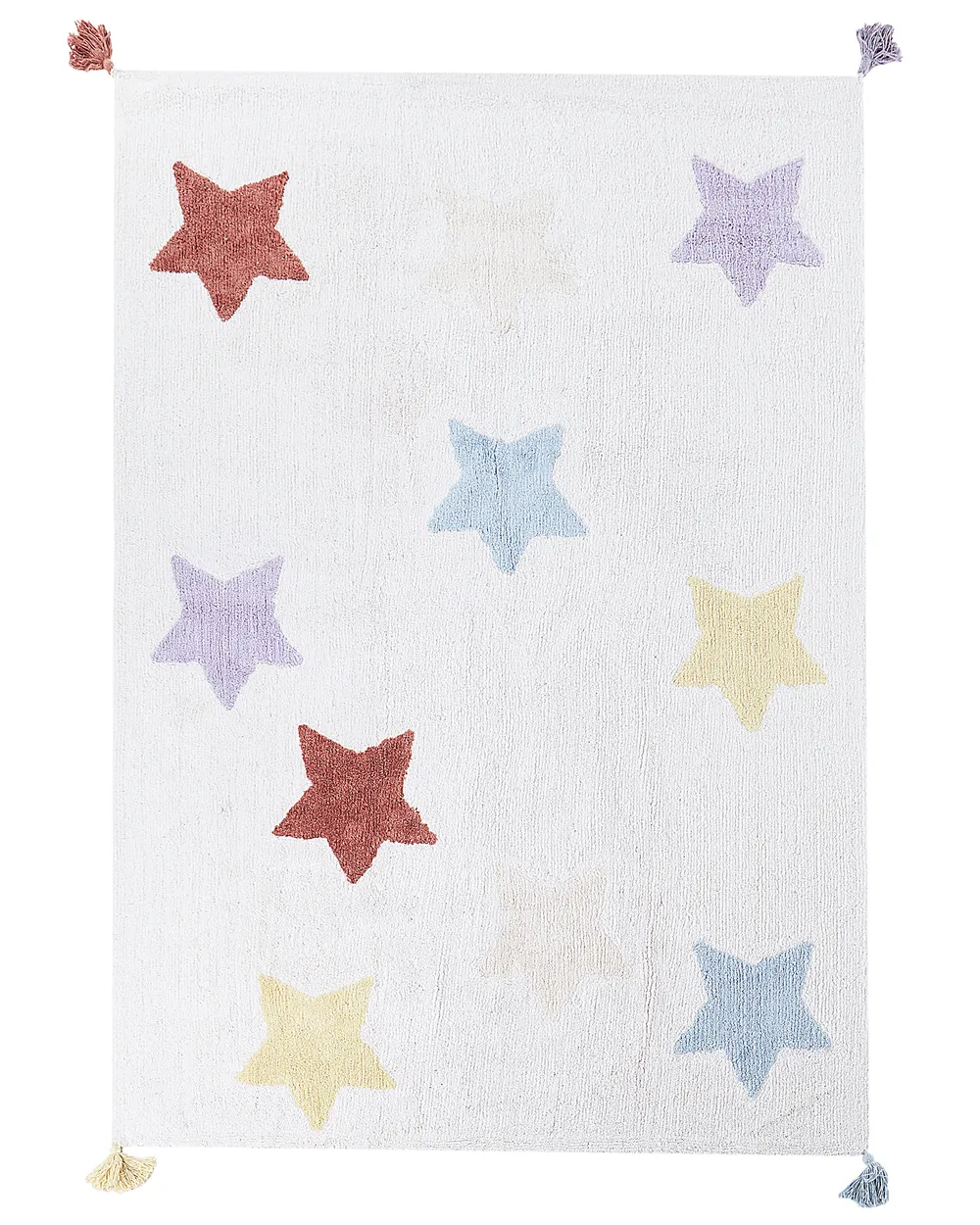 Kinderteppich MEREVI Bunt 140 x 200 cm Baumwolle