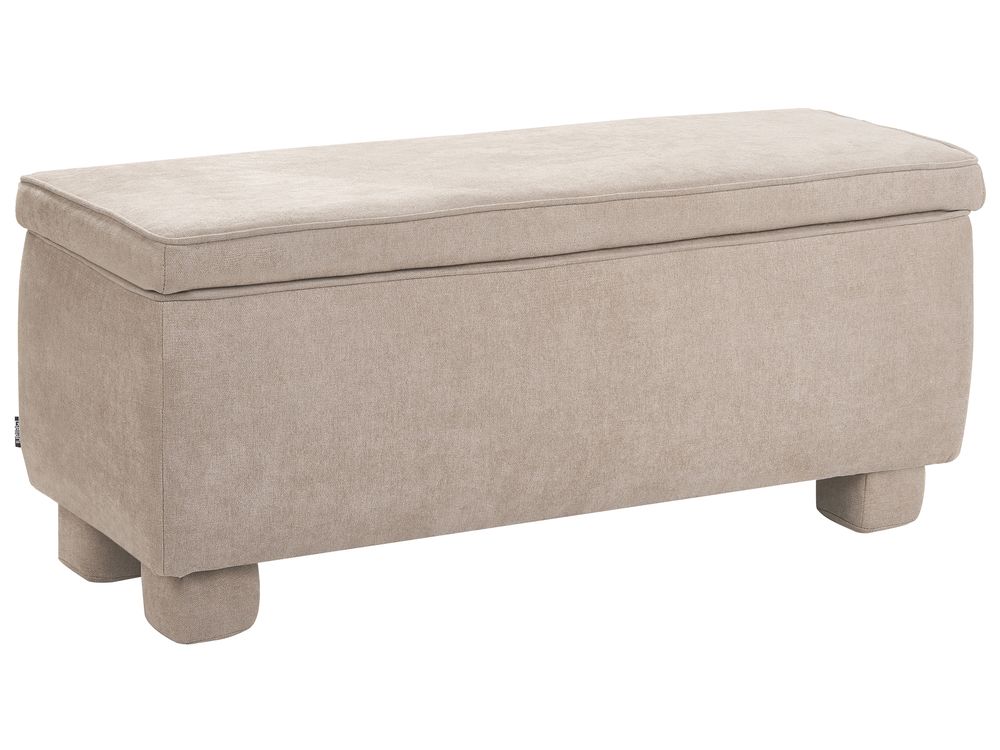 Bankje met opbergruimte ITHACA Stof Beige