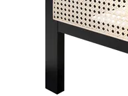 Bed Pine Wood SALERNAS 160 x 200 cm (EU King Size) Black_976988