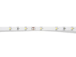 Bett mit LED Stoff FITOU 180 x 200 cm Hellgrau_709646