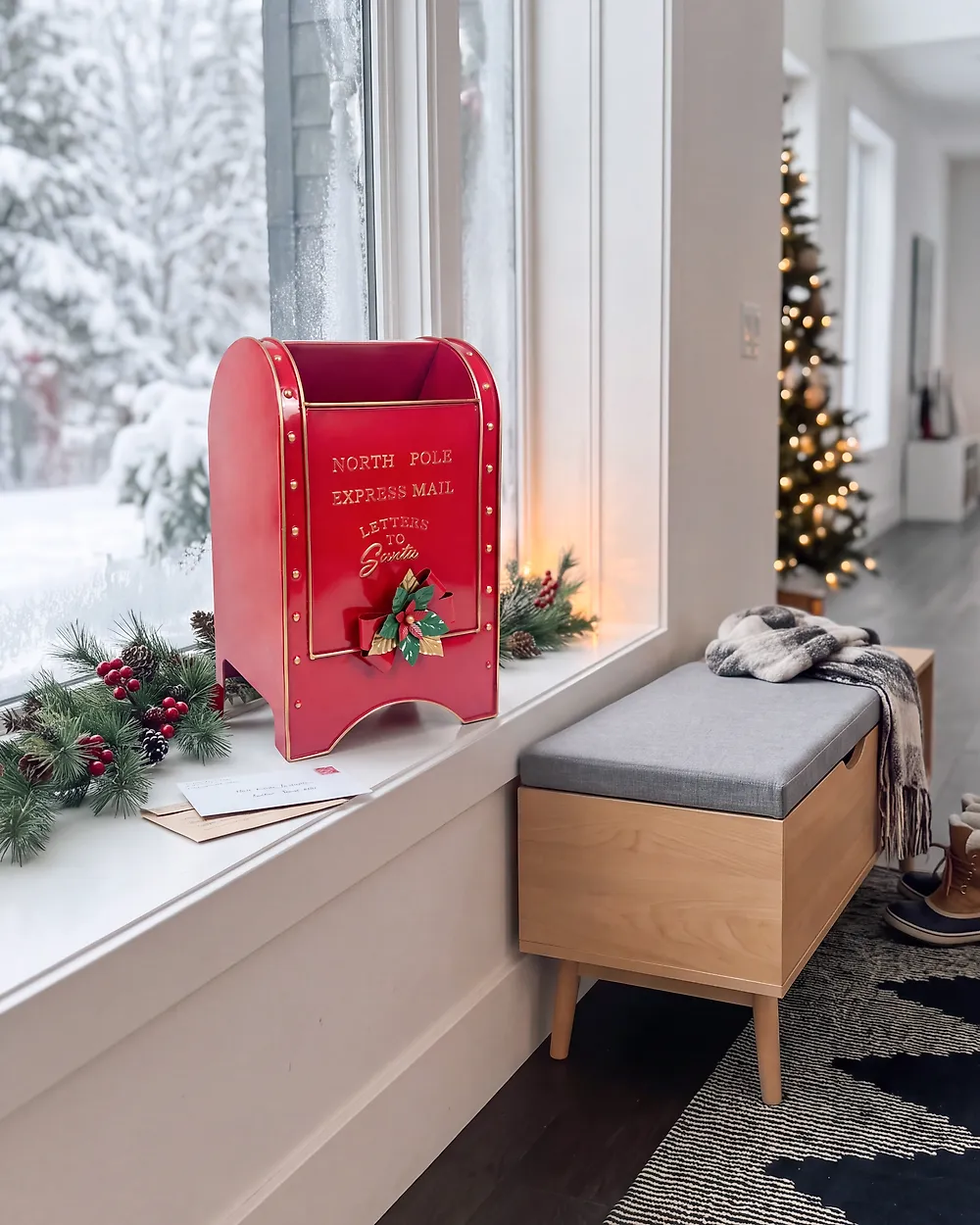 Santa Post Box MUHOS 40 cm Red_1185437