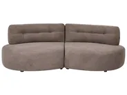 Sofa 3-Sitzer LAERDAL Bouclé Taupe_1062058