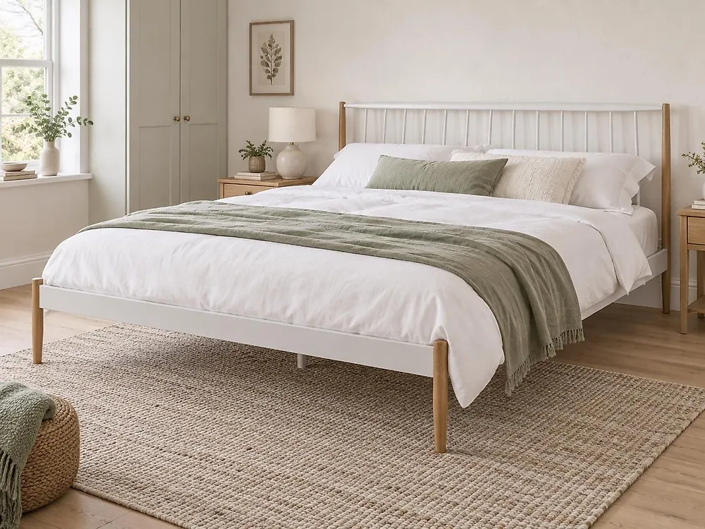 Bed Metal MAURS 180 x 200 cm (EU Super King) White_1179152