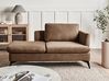 Rechtsseitige Chaiselongue SIEVOZ Stoff Braun