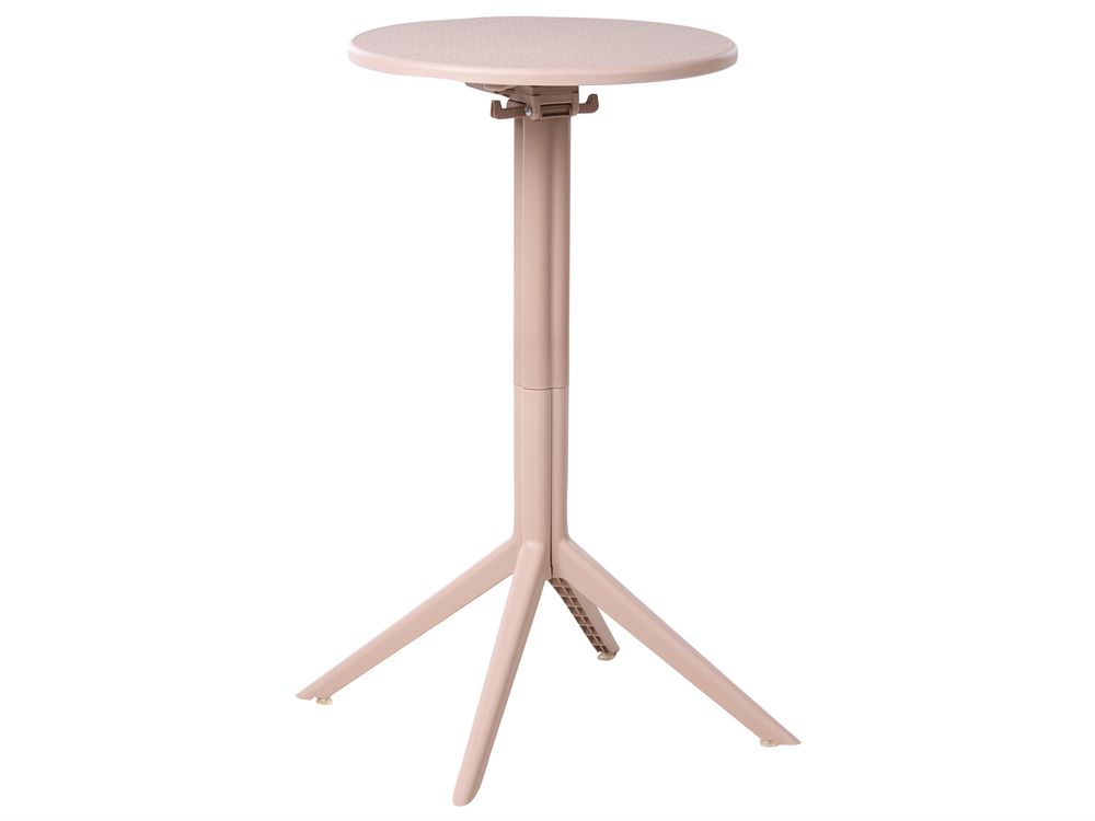Garden Bar Table LEGRENA 60 cm 60 cm Beige