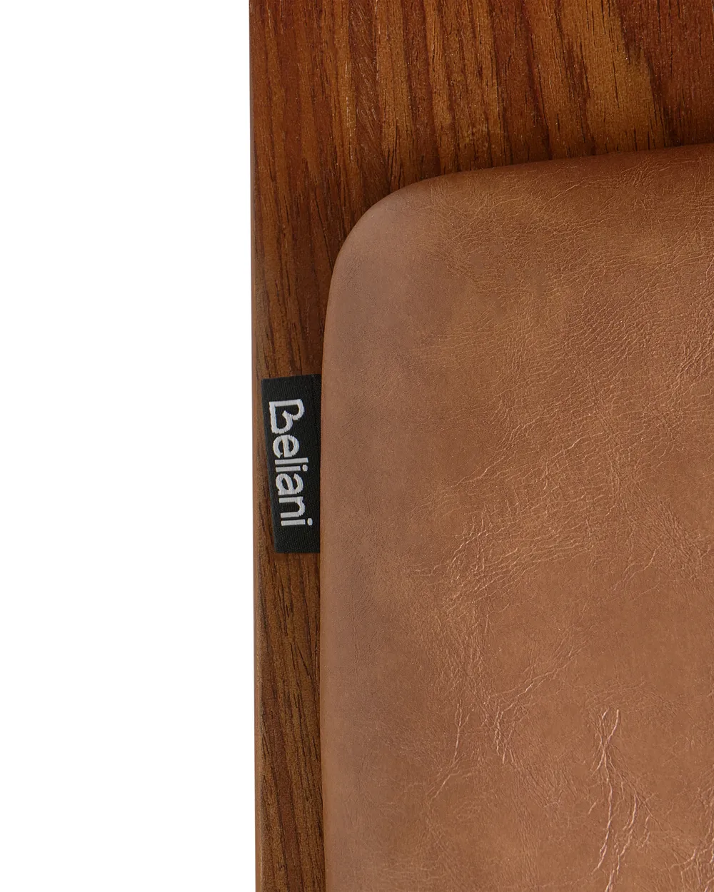 Set of 2 Bar Chairs PETERSBURG Faux Leather Brown/ Black_1044576