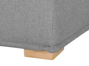 Modul Ecksofa 4-Sitzer TIBRO Stoff Grau rechtsseitig_825625