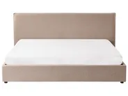 Bett mit Stauraum LAVAUR Bouclé Taupe 180 x 200 cm_989444