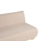 Schlafsofa 2-Sitzer ABISKO Kunstleinen Beige_1030860