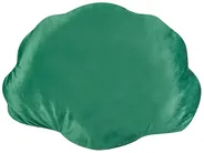 Dekokissen CONSOLIDA 47 x 35 cm Samtstoff Smaragdgrün Ohne Muster_889219