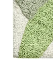 Bath Mat ASAN Green 60 x 90 cm Cotton_1025837