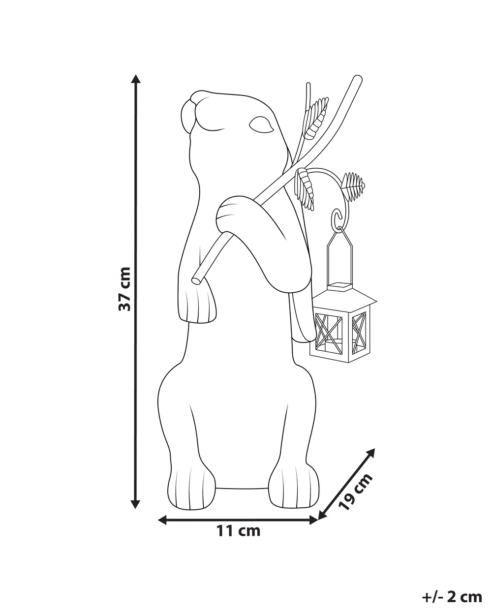 Gartenfigur NOLAY Grau_938824