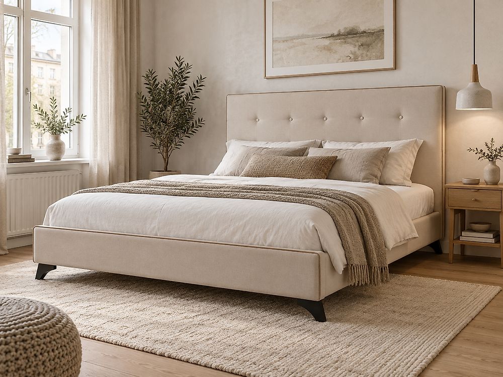 Bed Fabric AMBASSADOR 160 x 200 cm (EU King Size) Beige