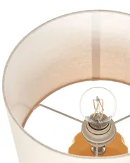 Tischlampe BALONNE Keramik Gelb_822852