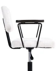 Desk Chair ALGERITA Corduroy Off-White_1083590