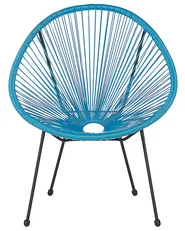 Gartenstuhl ACAPULCO II Polyrattan Blau_813799