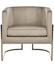 Sessel SIRKKA Samtstoff Taupe_900724
