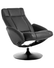 Recliner Chair APATE Fabric Black_1006946