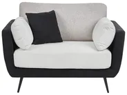 Sofa Set 4-Sitzer BOLGA Stoff Schwarz_1076027
