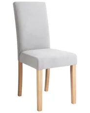 Set of 2 Dining Chairs BROADWAY Fabric Grey_968344