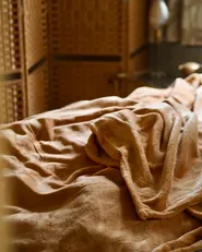 Blanket BAYBURT 200 x 220 cm Sand Beige_1055267