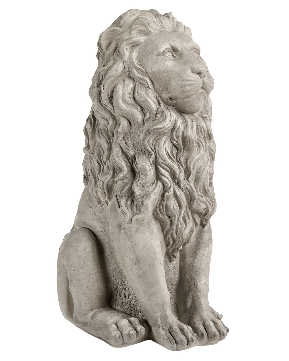 Garden Statue LEONE Lion Light Grey