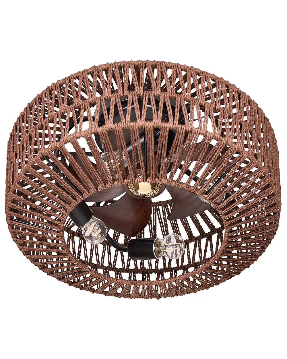 Plafondventilator met verlichting ESTERO met afstandsbediening Bruin_1125563