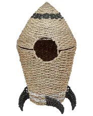 Kinder Aufbewahrungskorb Rakete PAARL Seegras Naturfarben_893333