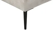 Corner Sofa 3 Seater FLAM Velvet Grey Right Hand_878010