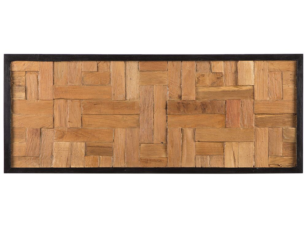 Wanddecoratie TOLUCA Teakhout 40 cm Bruin