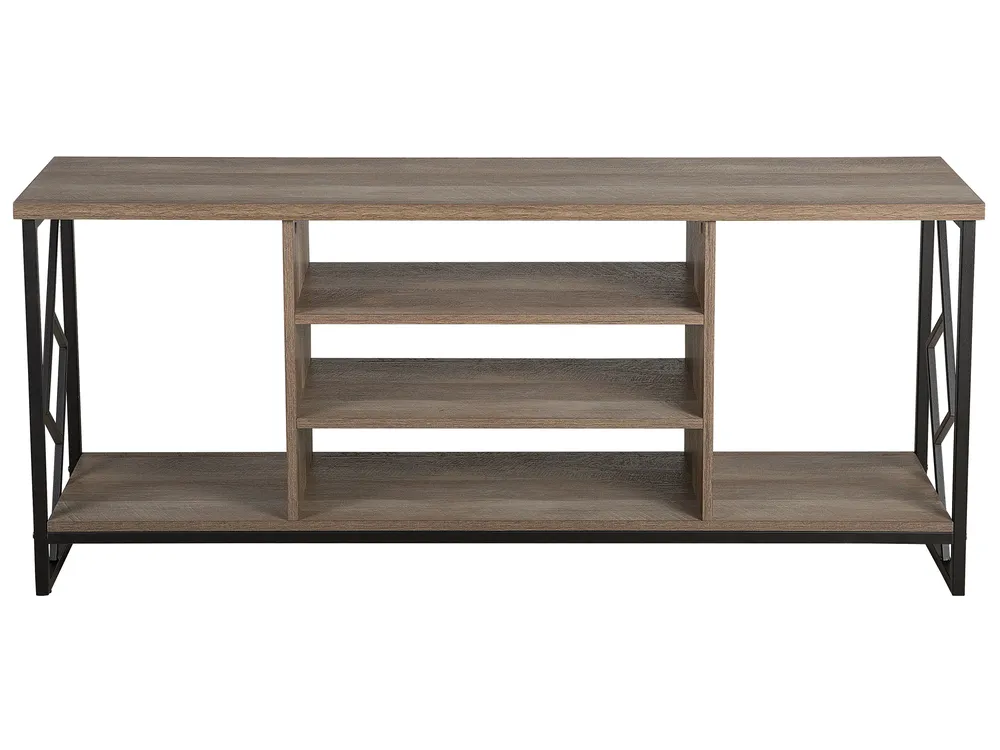 TV-Möbel FORRES Braun / Schwarz_726152