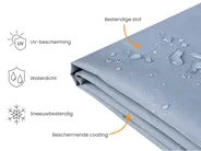 Regenhoes CHUVA 210 cm 150 cm 90 cm Grijs_929776