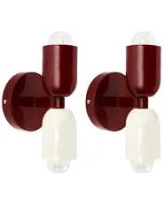 Wandlampe 2er Set TOPI Metall Rot_987498