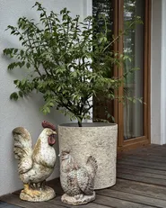 Blumenkübel EPIRUS 44 cm Hellbeige_1144842