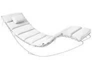 Liegenauflage BRESCIA PREMIUM 180 x 60 cm Cremeweiß_1065017