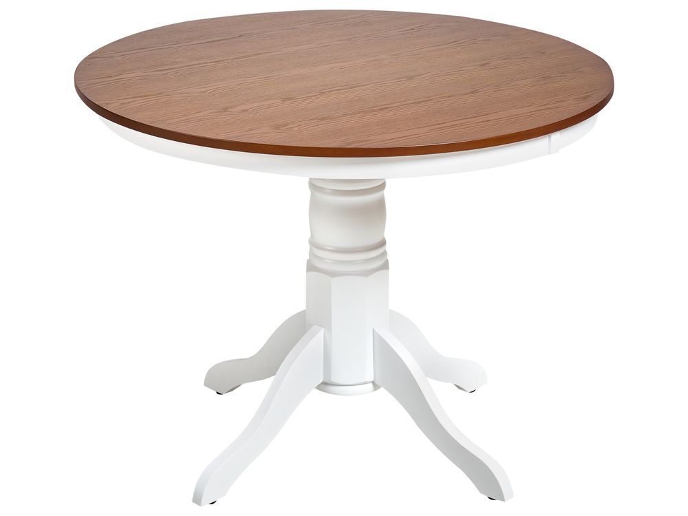 Esstisch AKRON Braune Esche 100 cm 100 cm Holz