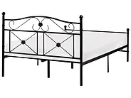 Krevet Metal RODEZ 120 x 200 cm Crni_1026511