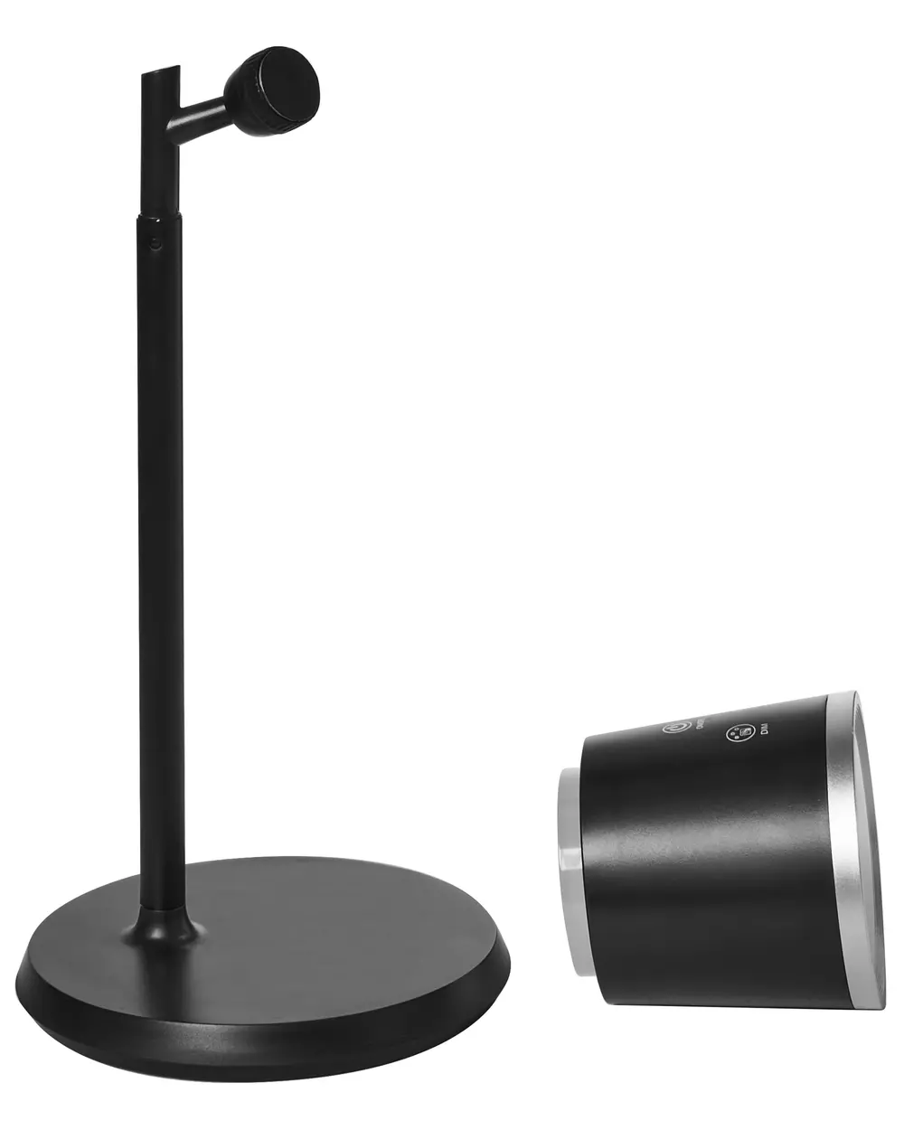 Kabellose LED Tischlampe LIBRA mit Dimmer Schwarz_1018916