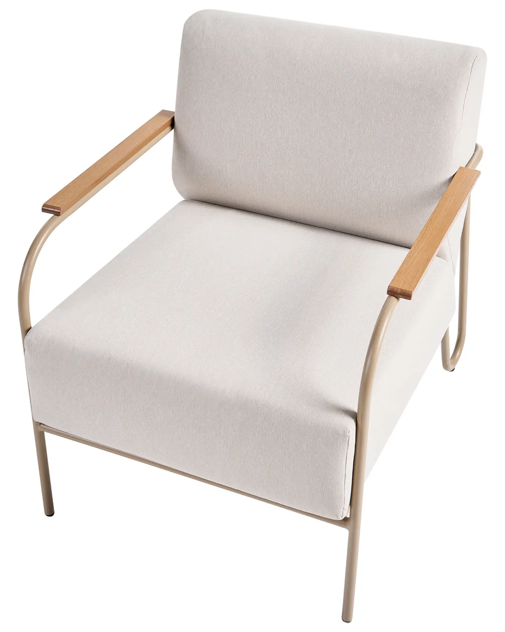Gartenstuhl NIMIS mit Ottomane Hellbeige_1055695