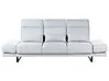 Sofa 3-Sitzer IKAST Stoff Hellgrau