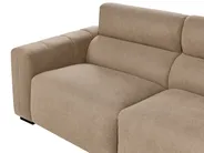 Sofa 3-Sitzer FAUSKAN Stoff Braun_969012