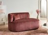 Linksseitige Chaiselongue VANVEY Cord Rot