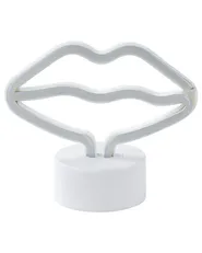 LED Neonlicht Lippen FLORA Rosa_847761