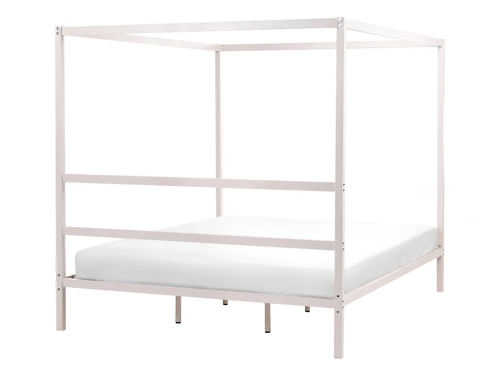 Himmelbett Metall LESTARDS 180 x 200 cm Hellbeige_1165334