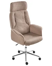 Bürostuhl PILOT Bouclé Braun_1024624